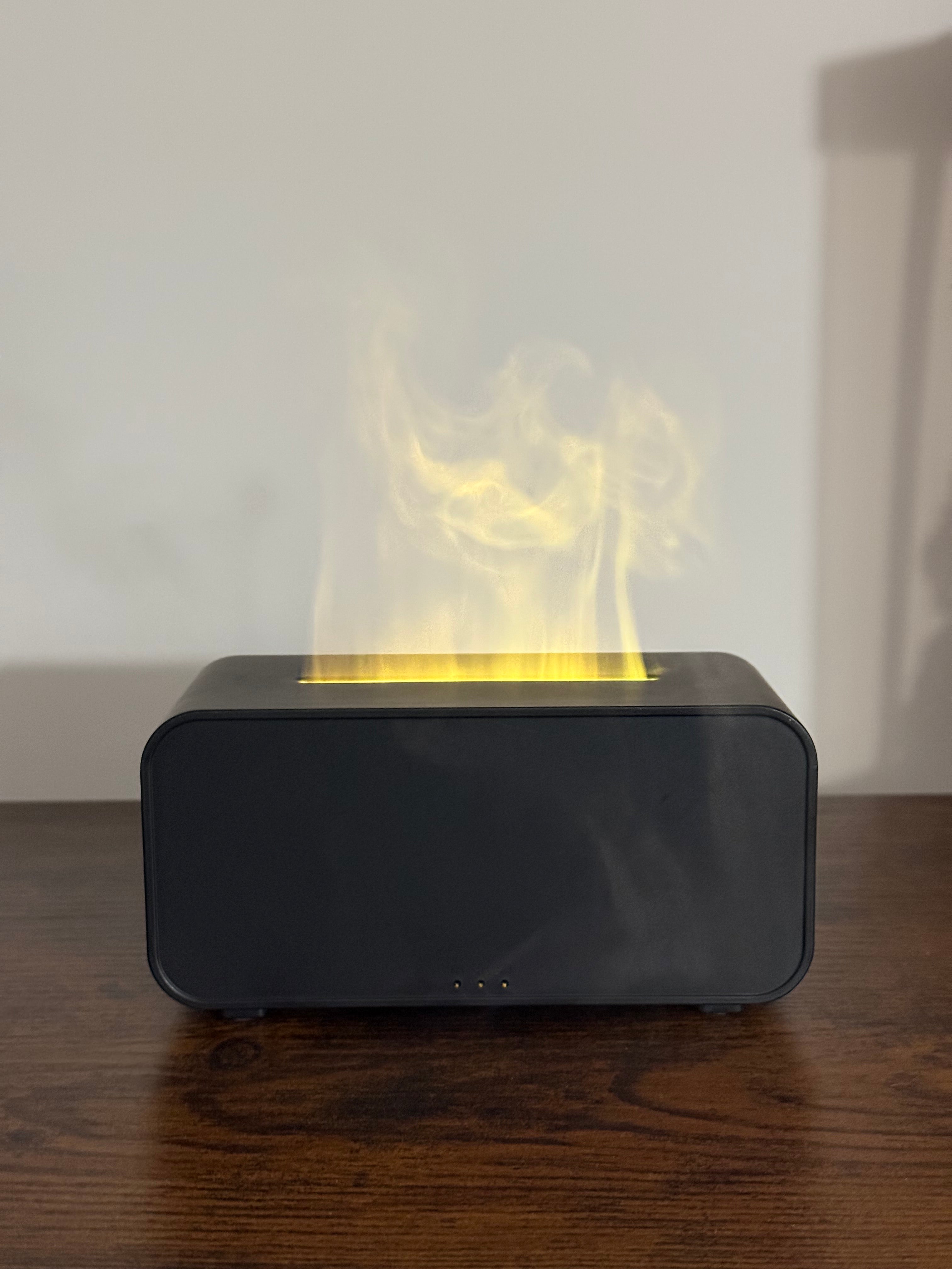 humificador aromatizador efecto llama