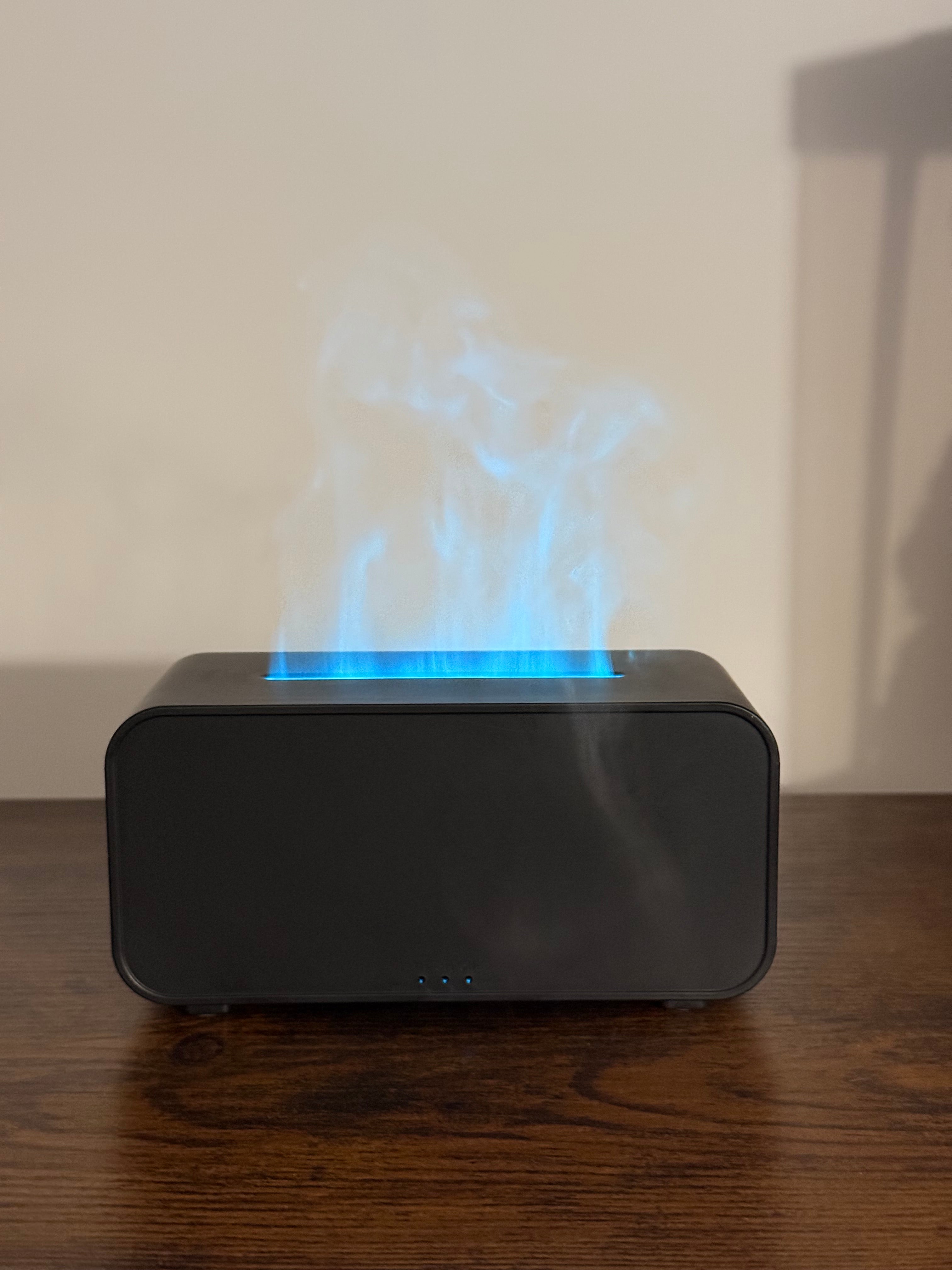 humificador aromatizador efecto llama