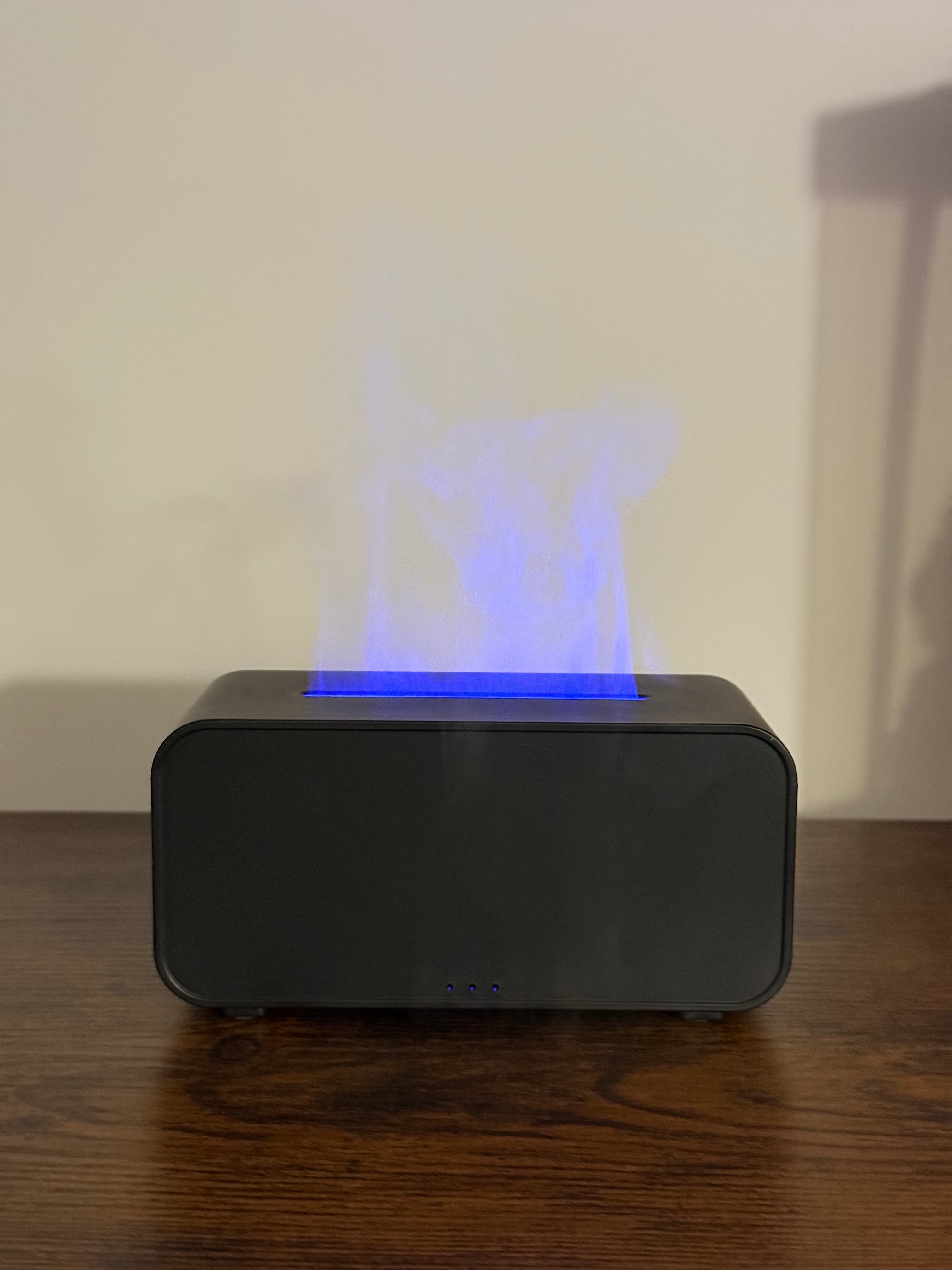 humificador aromatizador efecto llama